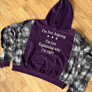 George Vibrant Purple Hoodie